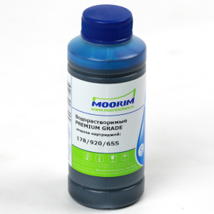 Чернила Moorim для HP 178, 920, 655 (100g) Cyan