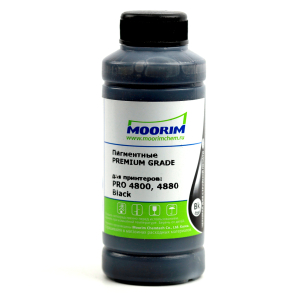 Чернила MOORIM UltraChrome K3, HDR, XD PIGMENT (100мл)  BLACK для Epson Pro 4880, 7880, 7700, 7890, 9700, 9890, SureColor SC-T3000, T3200, T5000, T5200, T7000, T7200