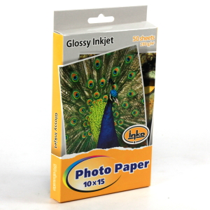 Фотобумага INKO GLOSSY INKJET (глянцевая) 230 г/м2, 10х15 см, 50 листов