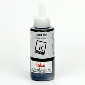 Чернила INKO для Epson Stylus Photo T50, P50, R270, R290, TX650, TX660, 1410 (L-type флакон, 100ml)  Black 