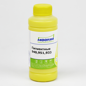 Чернила Moorim 940 пигментные (100g) Yellow для HP 940, 951, 933, 953