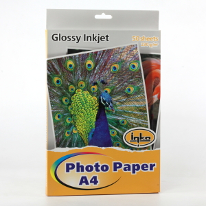 Фотобумага INKO GLOSSY INKJET (глянцевая) 230 г/м2, A4, 50 листов