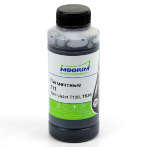 Чернила для HP 711 (DesignJet  T120, T520) Moorim 100ml Black Pigment