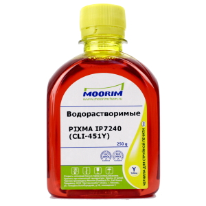 Чернила  Moorim (250g) для Canon MG6340, iP7240, MG5440, MG5540, MG5640, MG6440, MG6640, MG7140 (CLI-451) Yellow