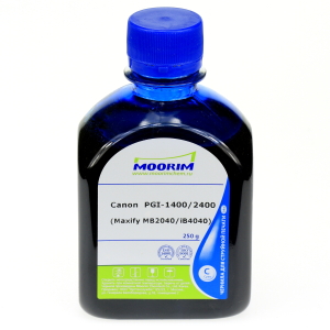 Чернила MOORIM для Canon Maxify MB2040, MB2140, MB2340, MB2740, iB4040, iB4140, MB5040, MB5140, MB5340, MB5440 (PGI-1400/2400) 250g Cyan