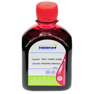 Чернила MOORIM для Canon Maxify MB2040, MB2140, MB2340, MB2740, iB4040, iB4140, MB5040, MB5140, MB5340, MB5440 (PGI-1400/2400) 250g Magenta