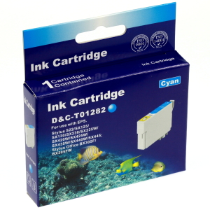 Картридж INKO T1282 для Epson Stylus SX125, SX130, S22 Cyan