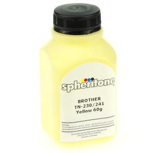 Тонер Brother TN-230/241 (HL-3040, 3070, 3150, 3170) SPHERITONE Yellow (60g)