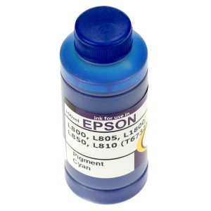 Чернила INKO для Epson L800, L805, L810, L850, L1800 пигментные (100g) Cyan