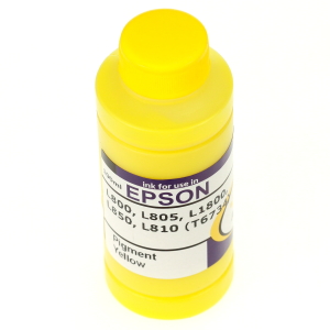 Чернила INKO для Epson L800, L805, L810, L850, L1800 пигментные (100g) Yellow