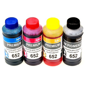 Чернила INKO 652 для HP DeskJet Ink Andvantage 1115, 2135, 3635, 3775, 3785, 3788, 3835, 4535, 4675, 5075, 5275 комплект 4 цвета по 100g