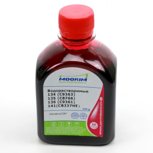 Чернила Moorim (250 мл) для HP 134/135/136/141 (C9363HE, C8766HE, C9361HE, CB337H) - MAGENTA