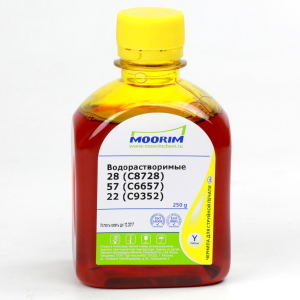 Чернила Moorim (250g) HP 28/57/22 (C8728AE, C6657A, C9352AE) Yellow