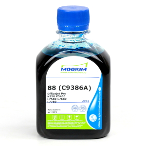 Чернила Moorim (250 мл) HP 88 (C9386AE) -  Cyan - пр-во Moori